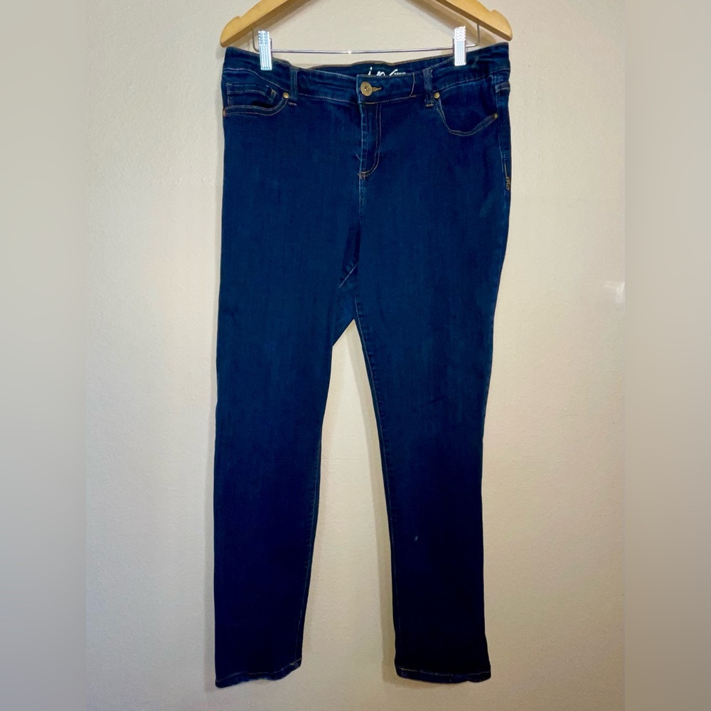 Inc Denim Blue Women's Curvy Fit Jeans